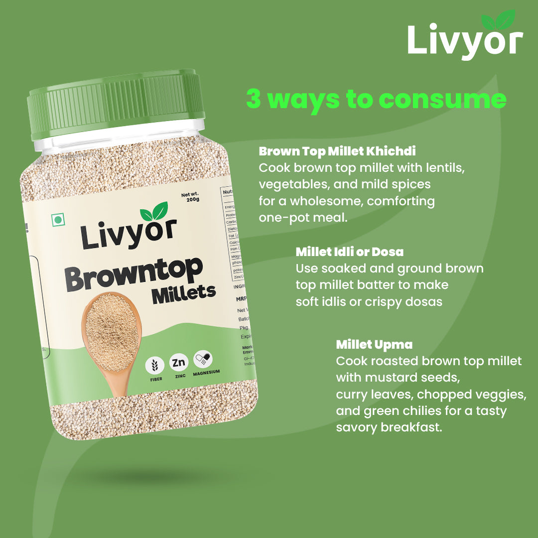 Browntop Millets