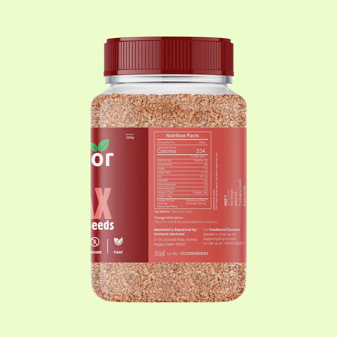 Raw Flax Seeds