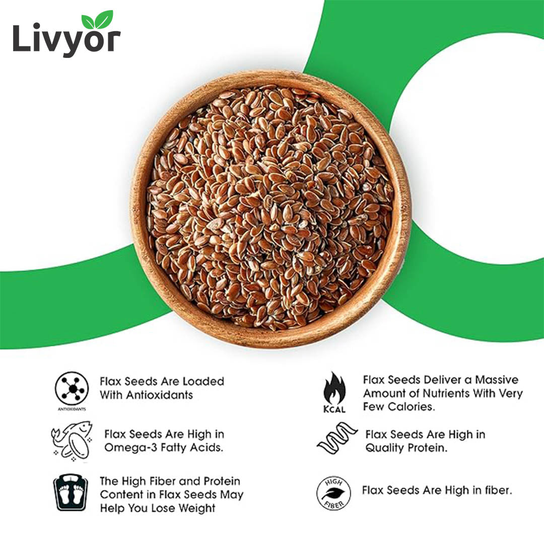 Raw Flax Seeds