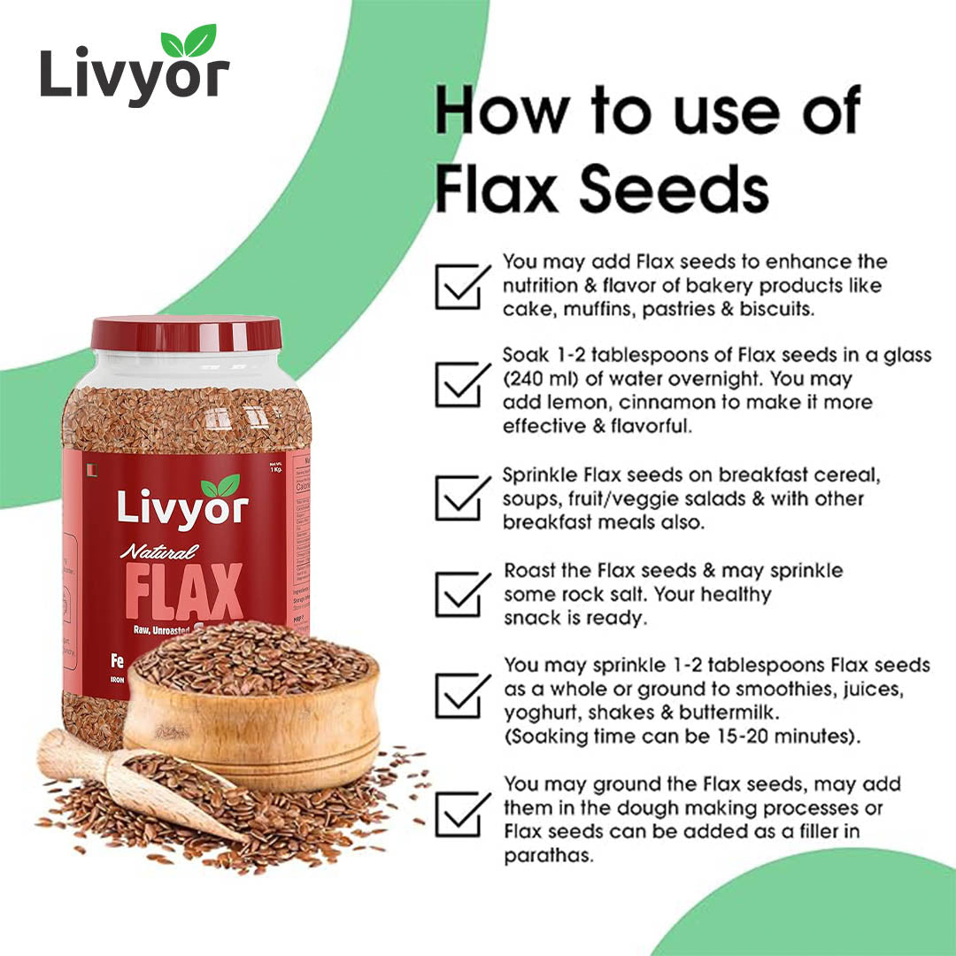 Raw Flax Seeds