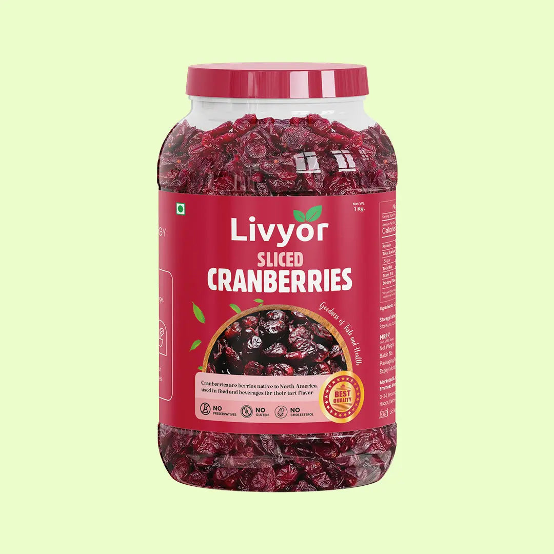 Livyor Sliced & Dried Cranberries LIVYOR