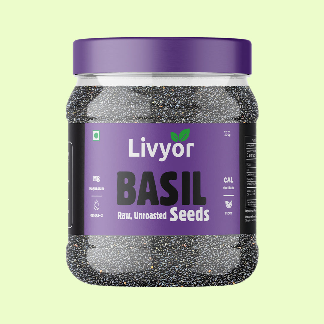 Raw Basil Seeds