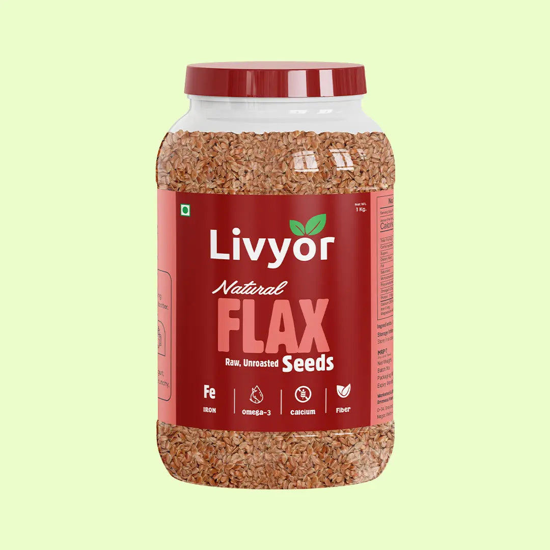 Raw Flax Seeds LIVYOR