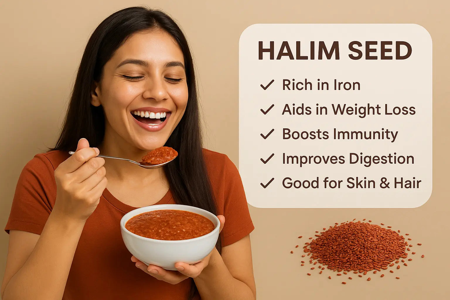 Halim Seeds Benefits for Iron & PCOS in India | Livyor - Livyor