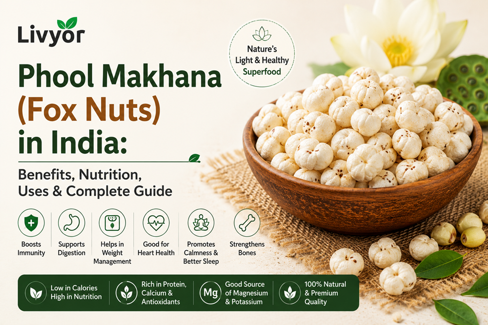 Phool Makhana (Fox Nuts) in India