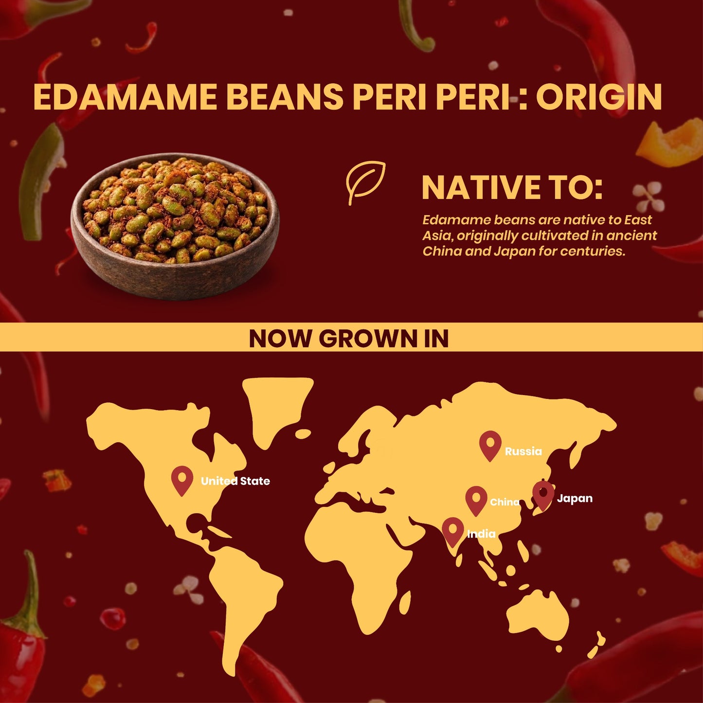 Livyor Crunch Peri Peri Roasted Edamame Beans