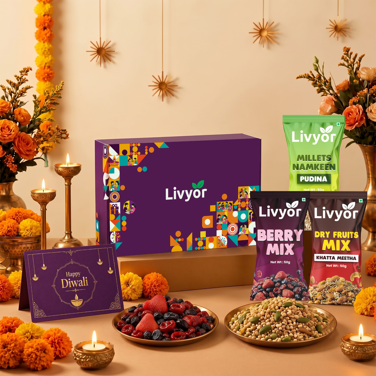 Livyor Happy Diwali Gift Box