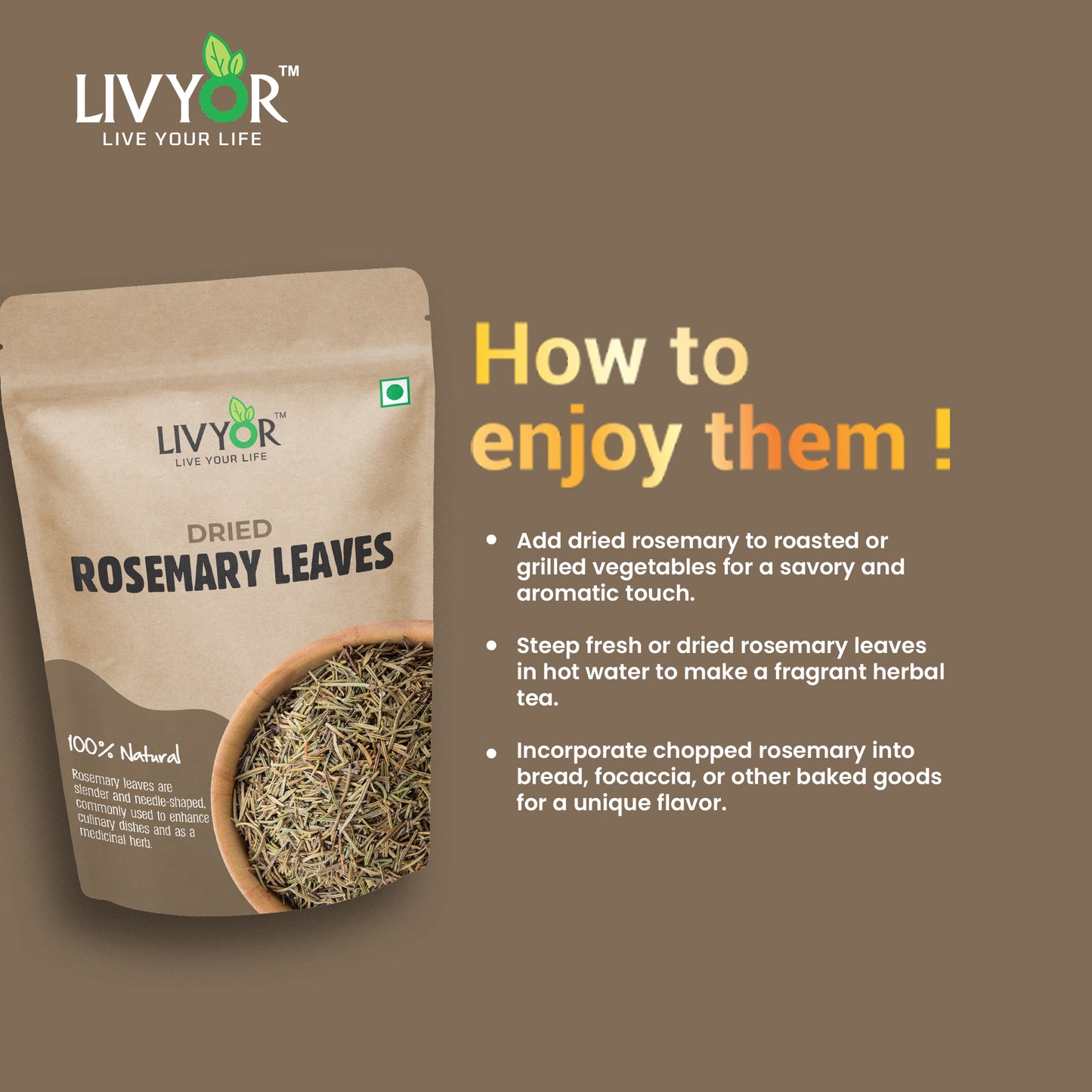 Dried Rosemary Leaves