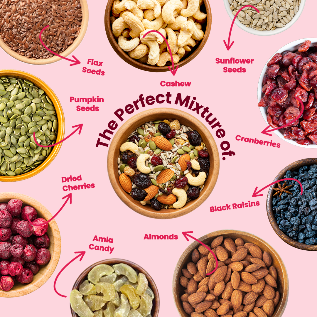 Livyor Healthy Mix Nuts, Seeds And Berries