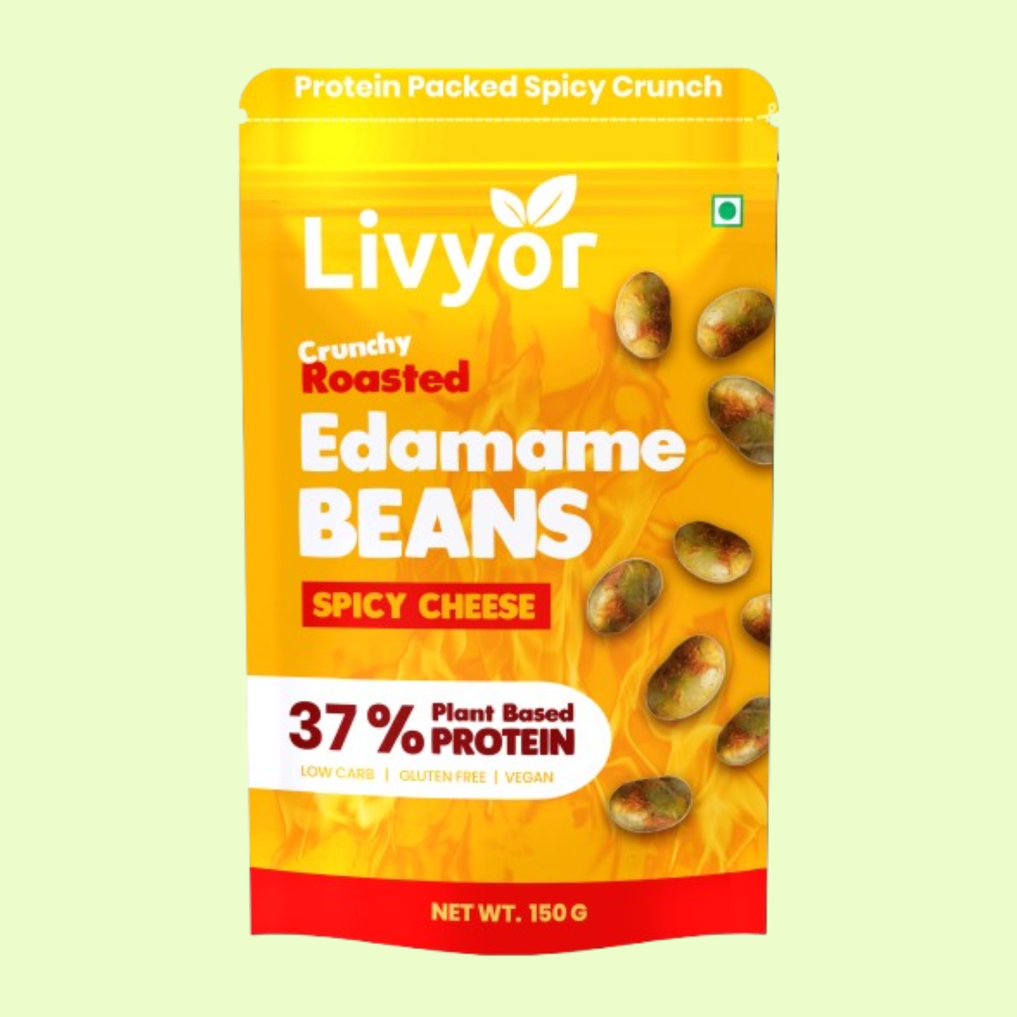 Livyor Crunch Roasted Edamame Beans