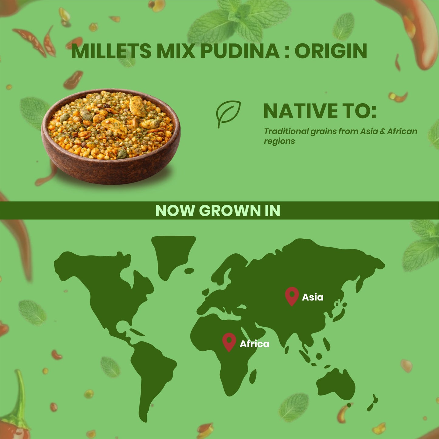 Livyor Pudina Millets Mix