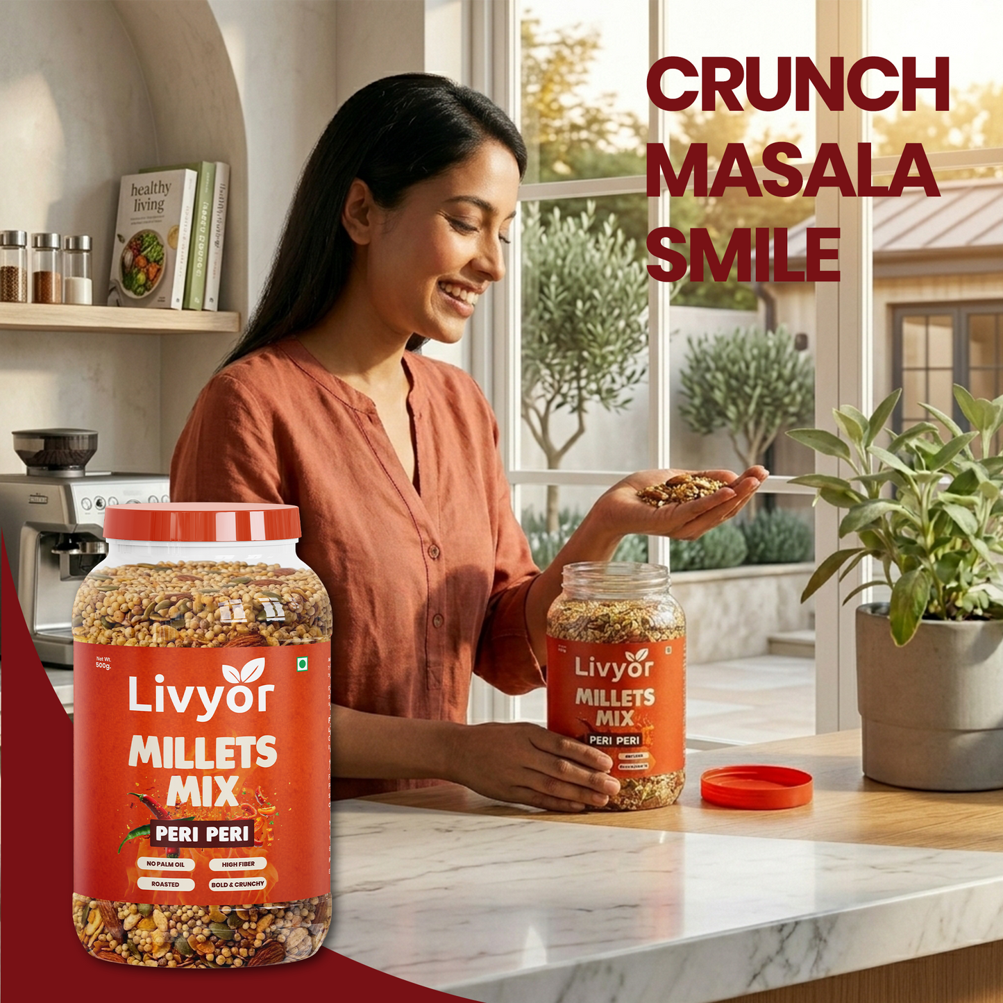 Livyor Peri Peri Millets Mix