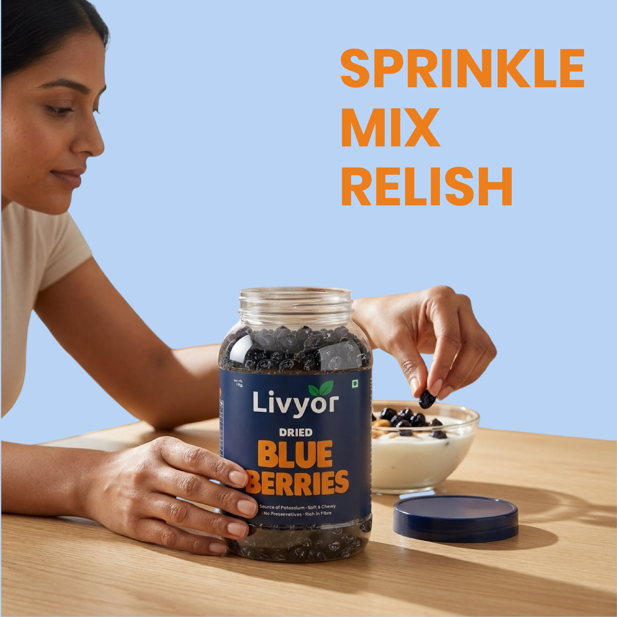 Livyor Premium Dried Blueberries