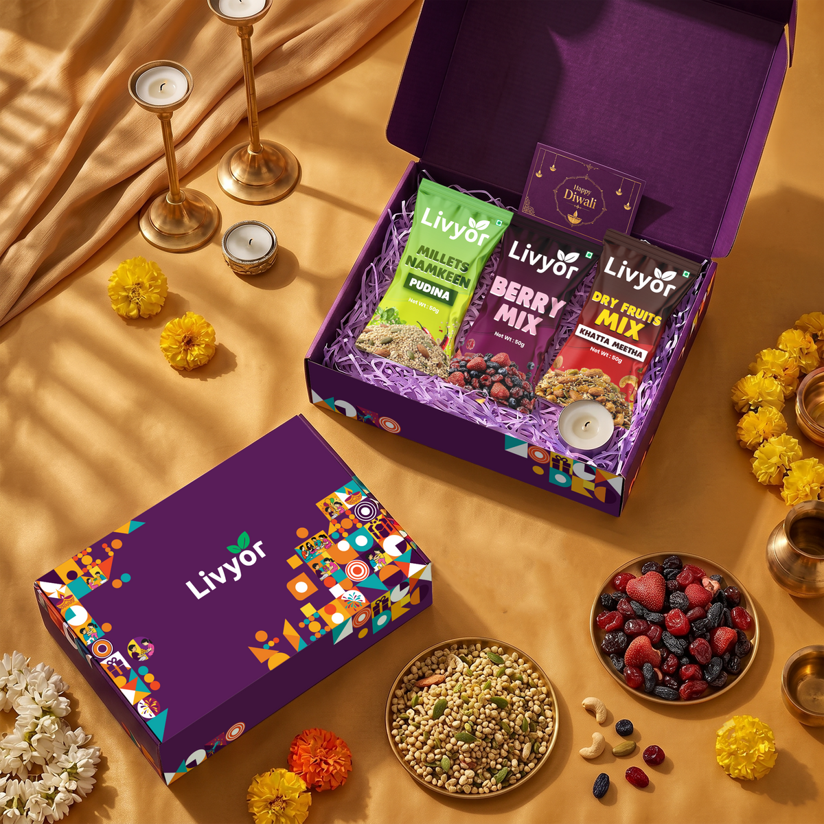 Livyor Happy Diwali Gift Box