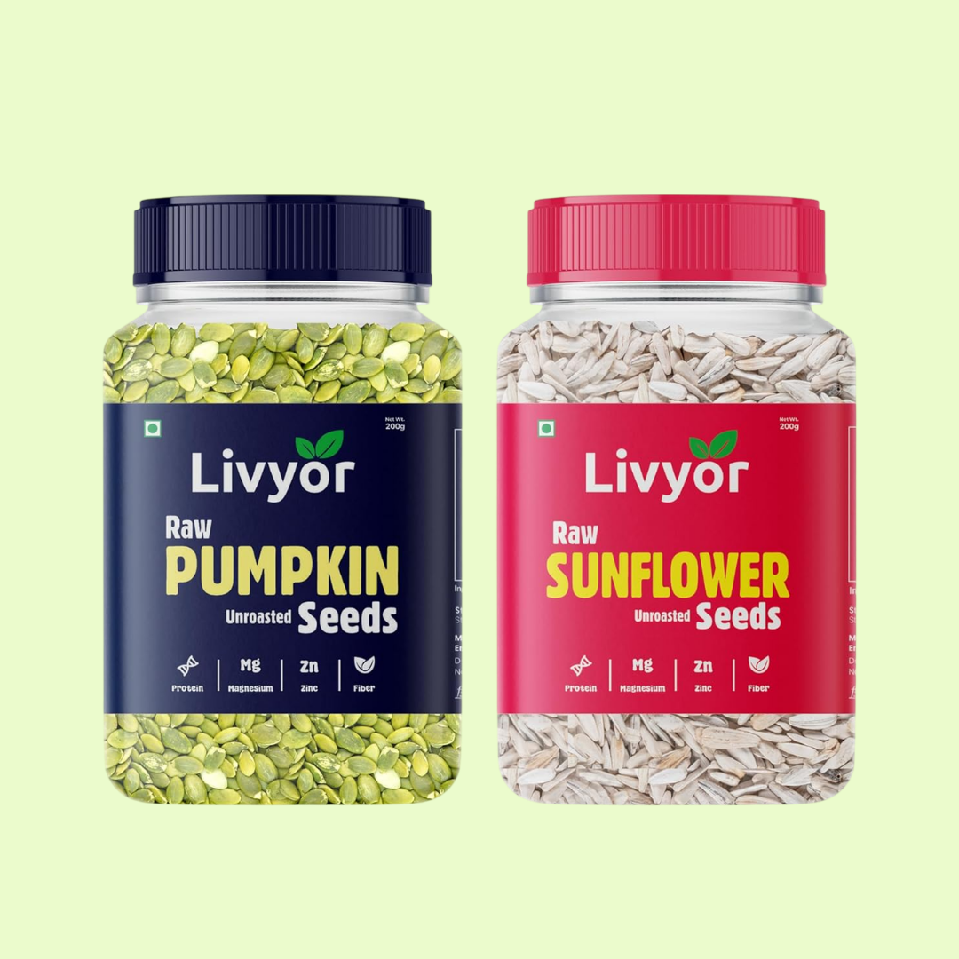 Raw Pumpkin Seeds & Sunflower Seeds Combo