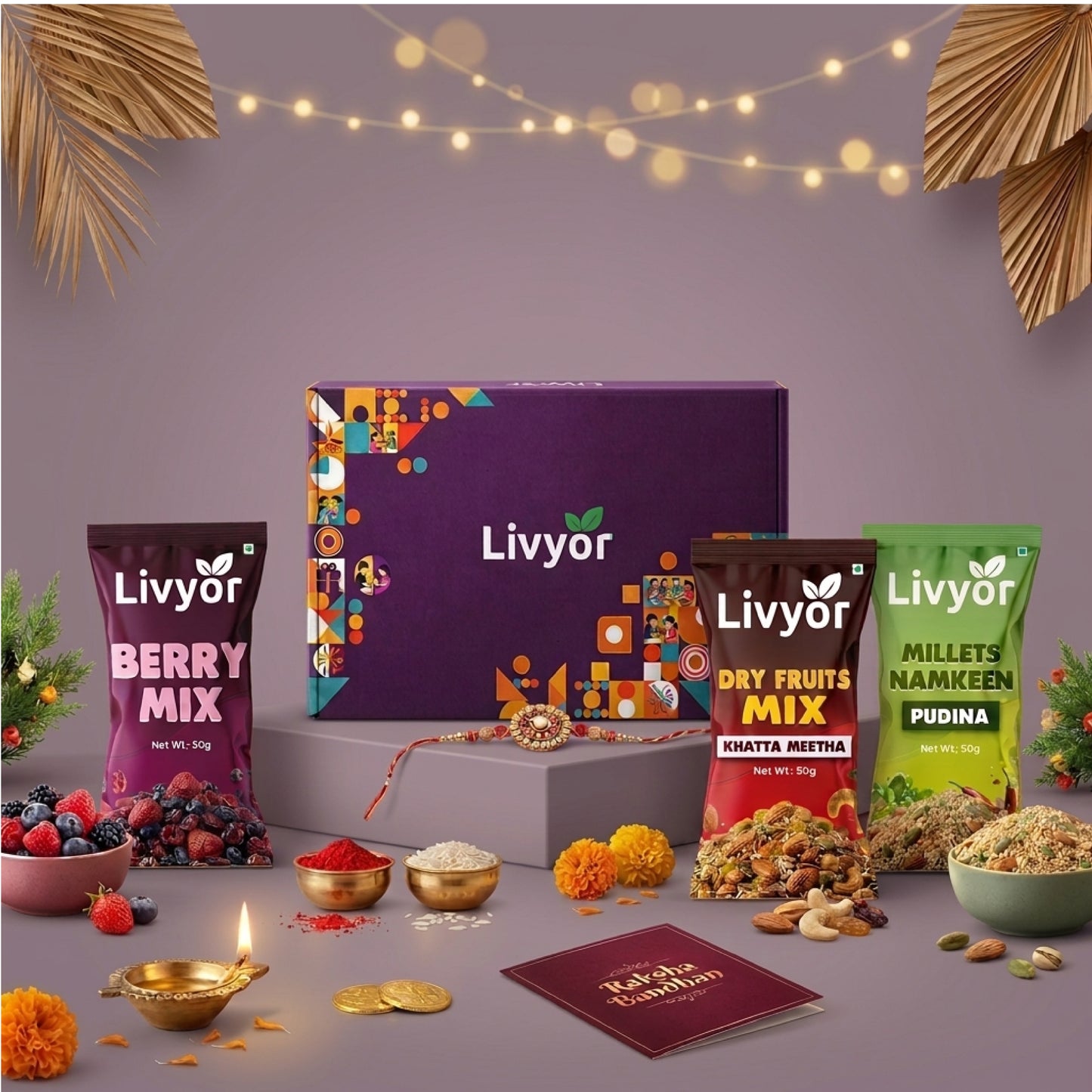 Livyor Happy Rakhi Gift Hamper