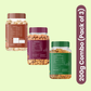 Cashew, Almonds and Green Raisin Combo - 200g Each