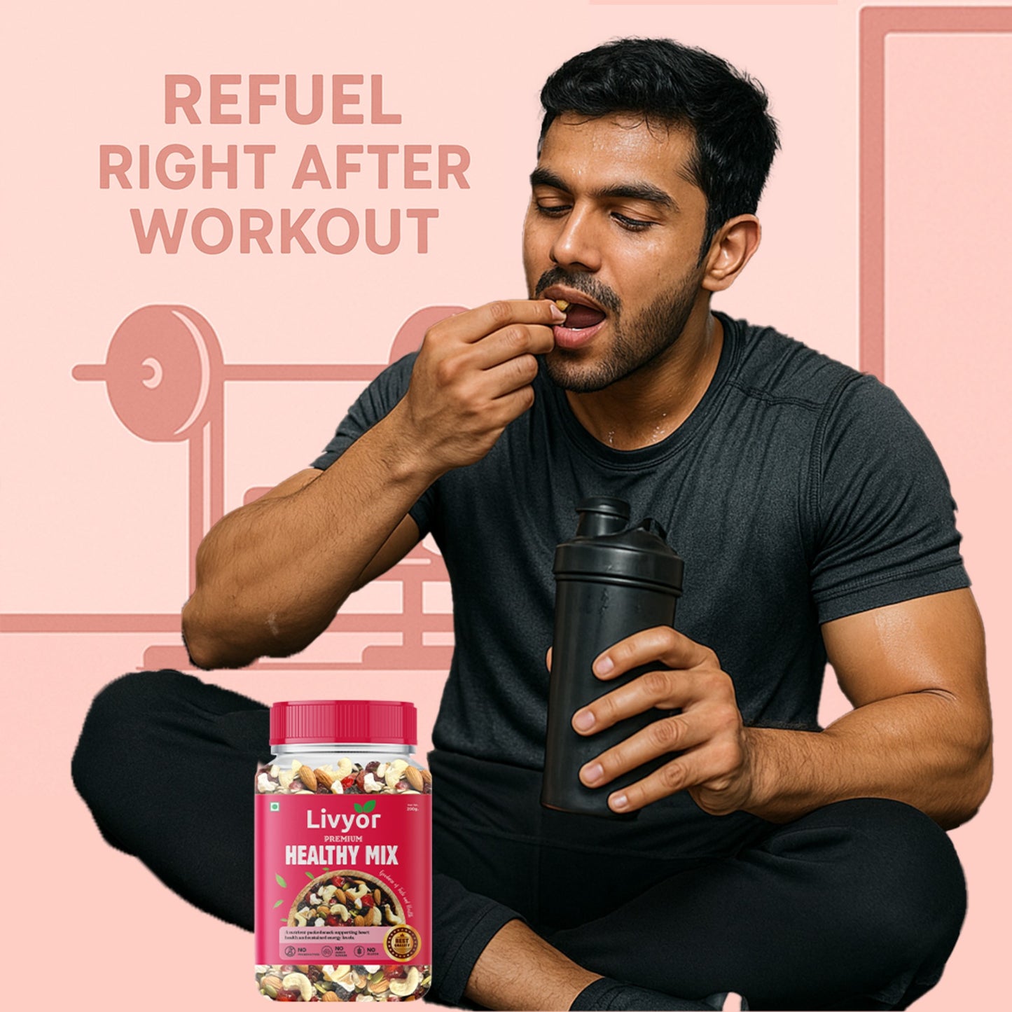 Livyor Healthy Mix Nuts, Seeds And Berries