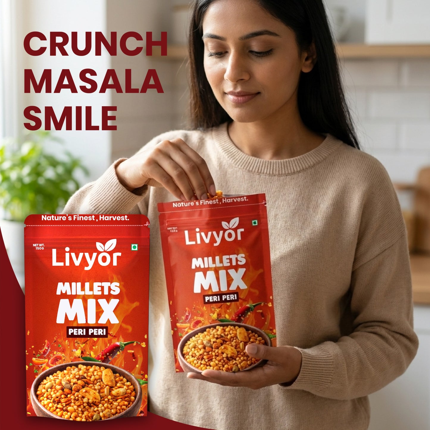 Livyor Peri Peri Millets Mix