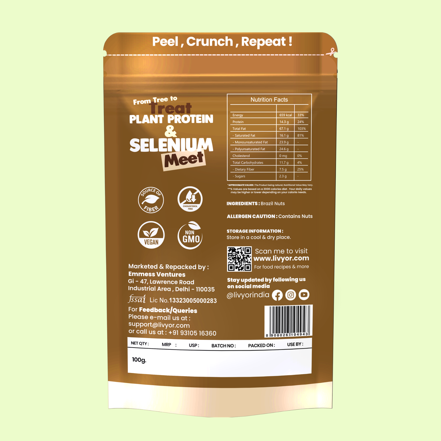 Livyor Premium Brazil Nuts