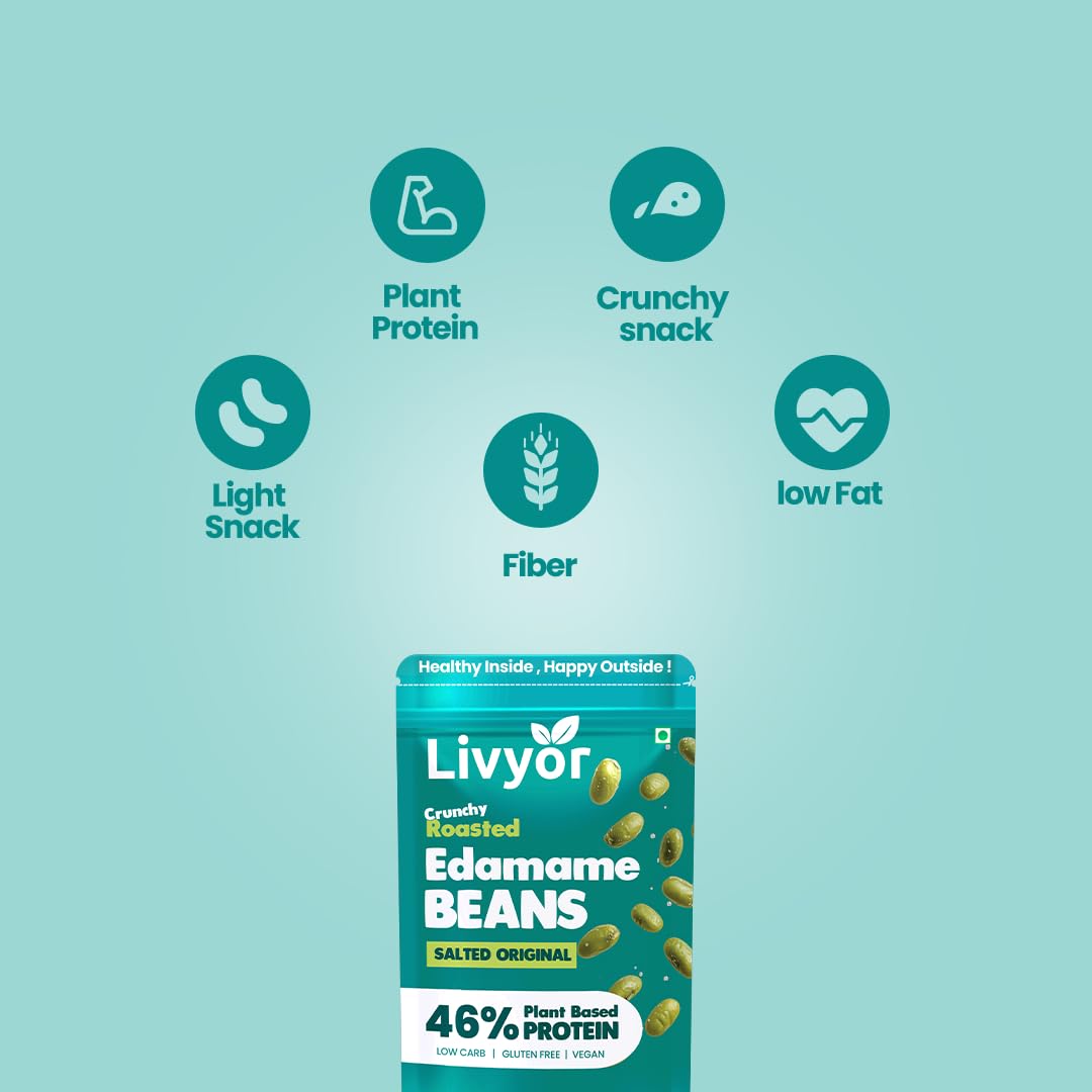 Livyor Crunch Roasted Edamame Beans