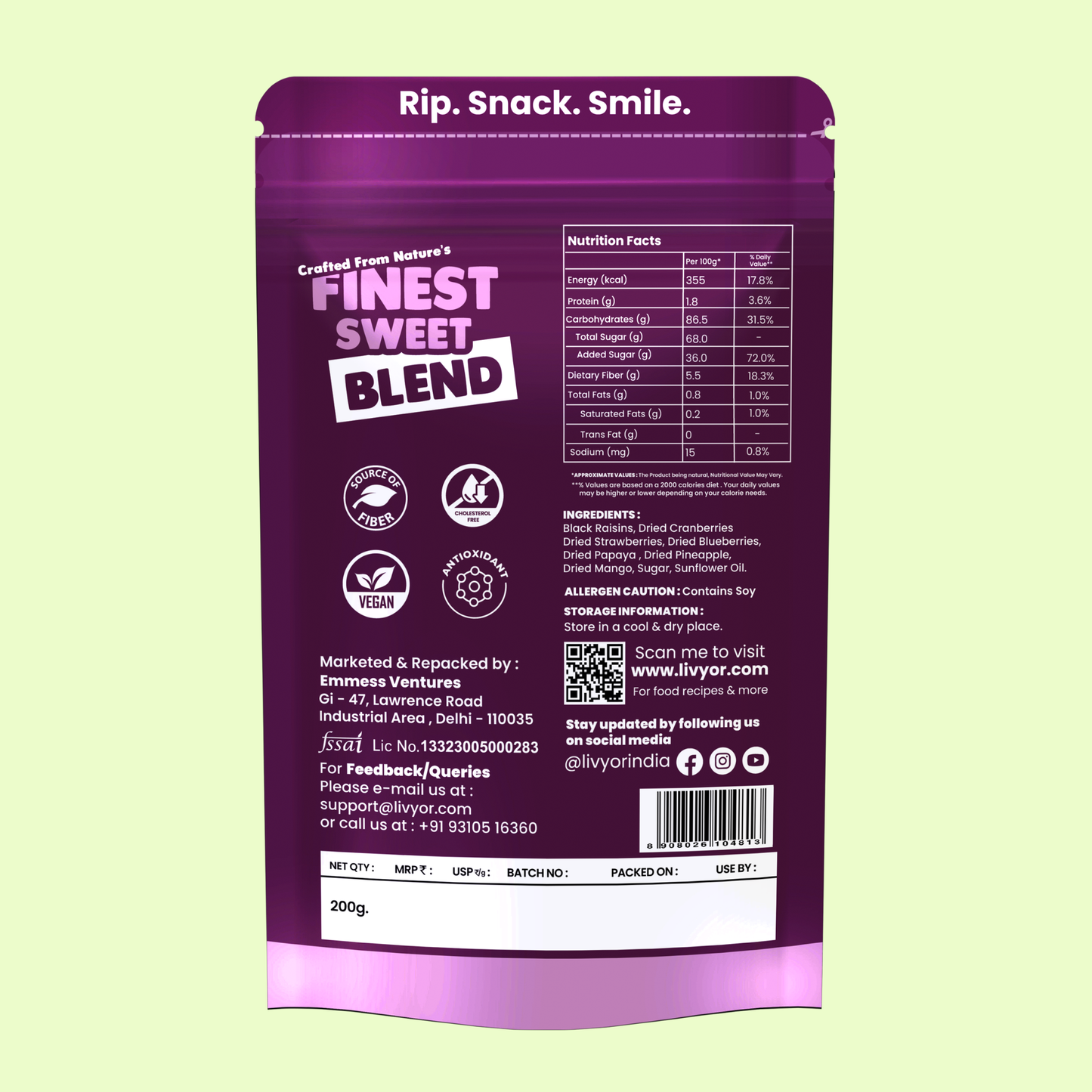 Fruits And Berry Mix