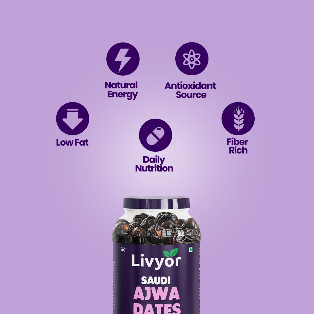 Livyor Premium Saudi Ajwa Dates