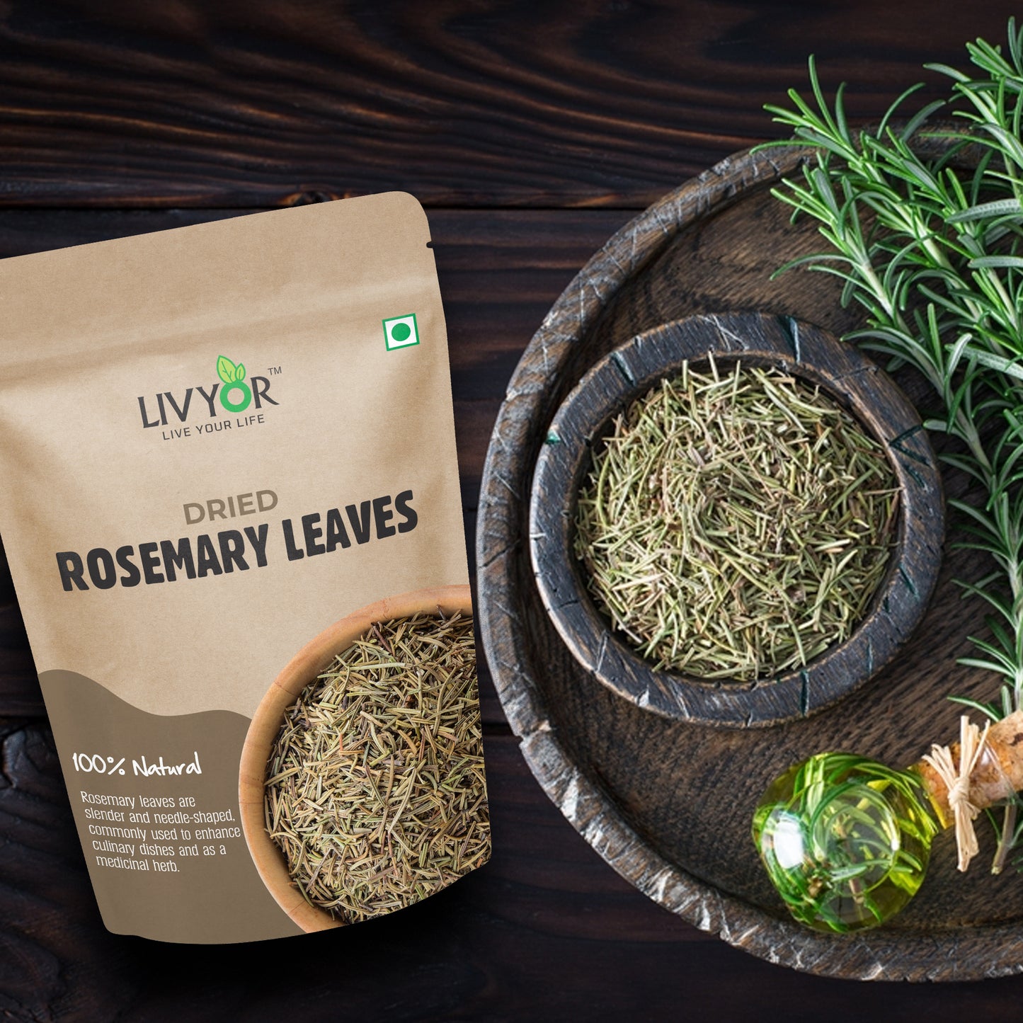 Dried Rosemary Leaves