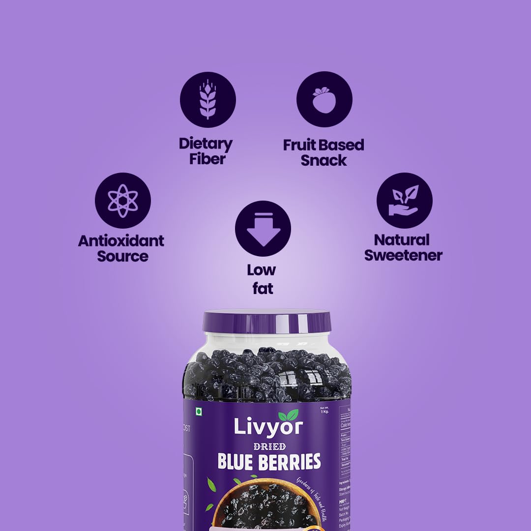 Livyor Premium Dried Blueberries