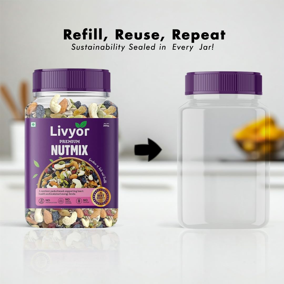 Livyor Premium Nutmix Combo - 1 Kg Each