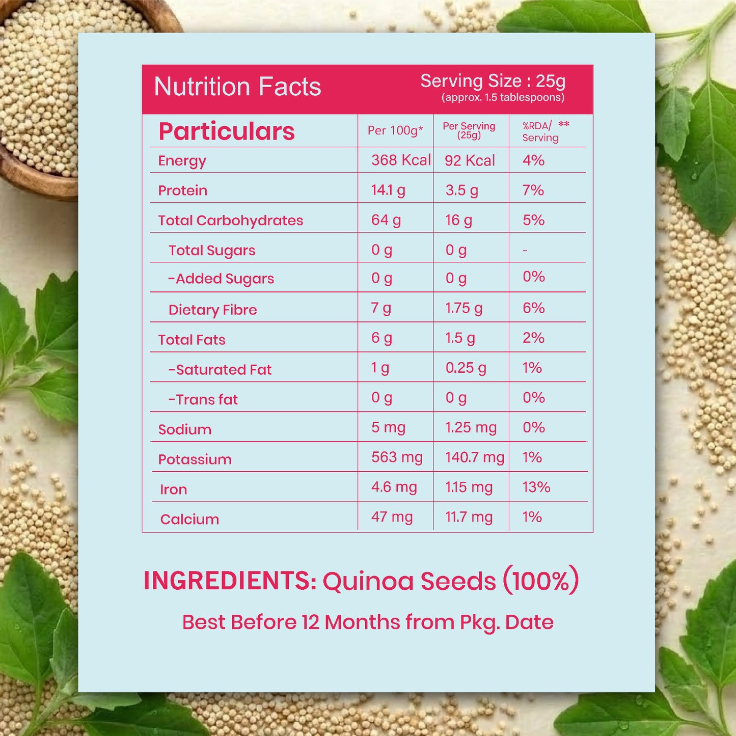 Livyor White Quinoa Seeds