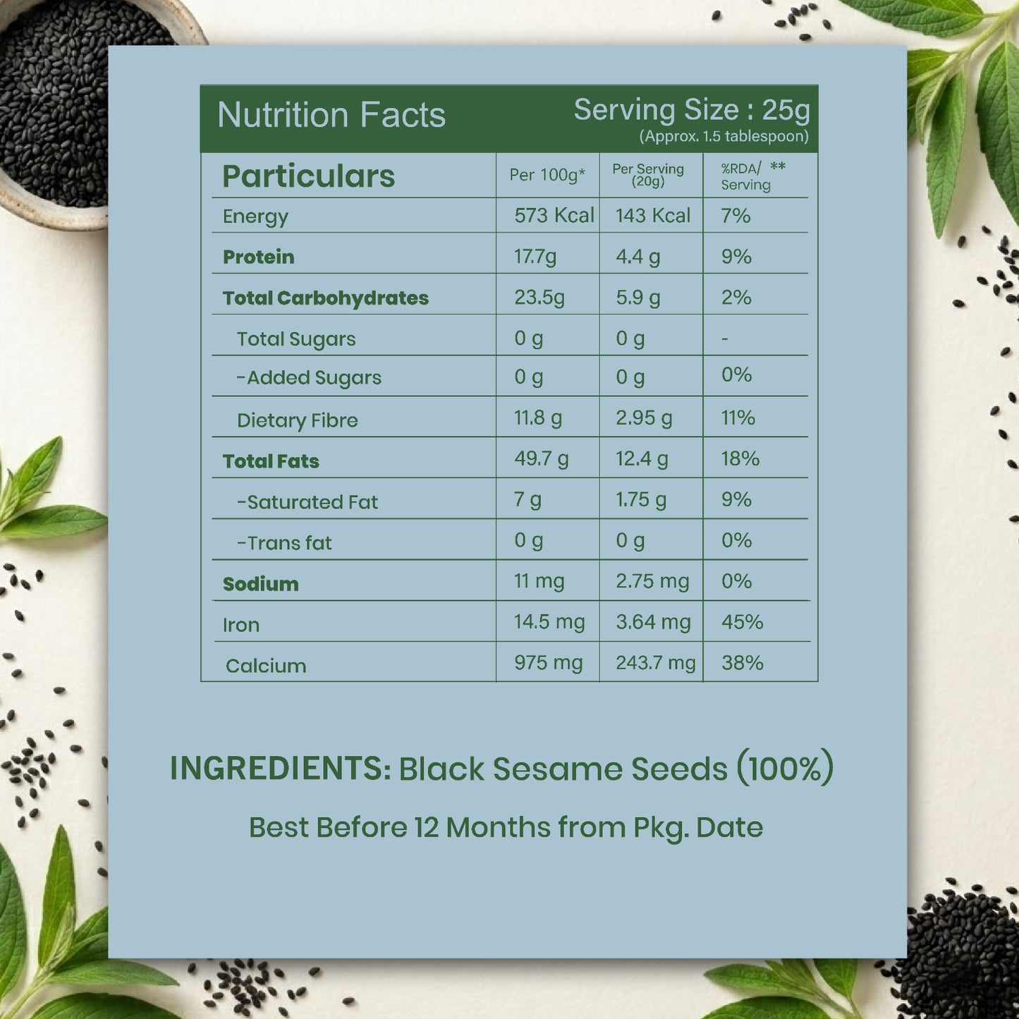 Black Sesame Seeds