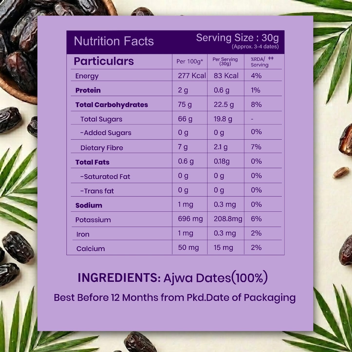 Livyor Premium Saudi Ajwa Dates