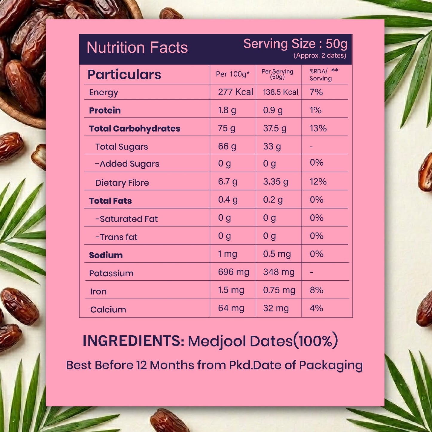Livyor Medjool/Medjoul Dates