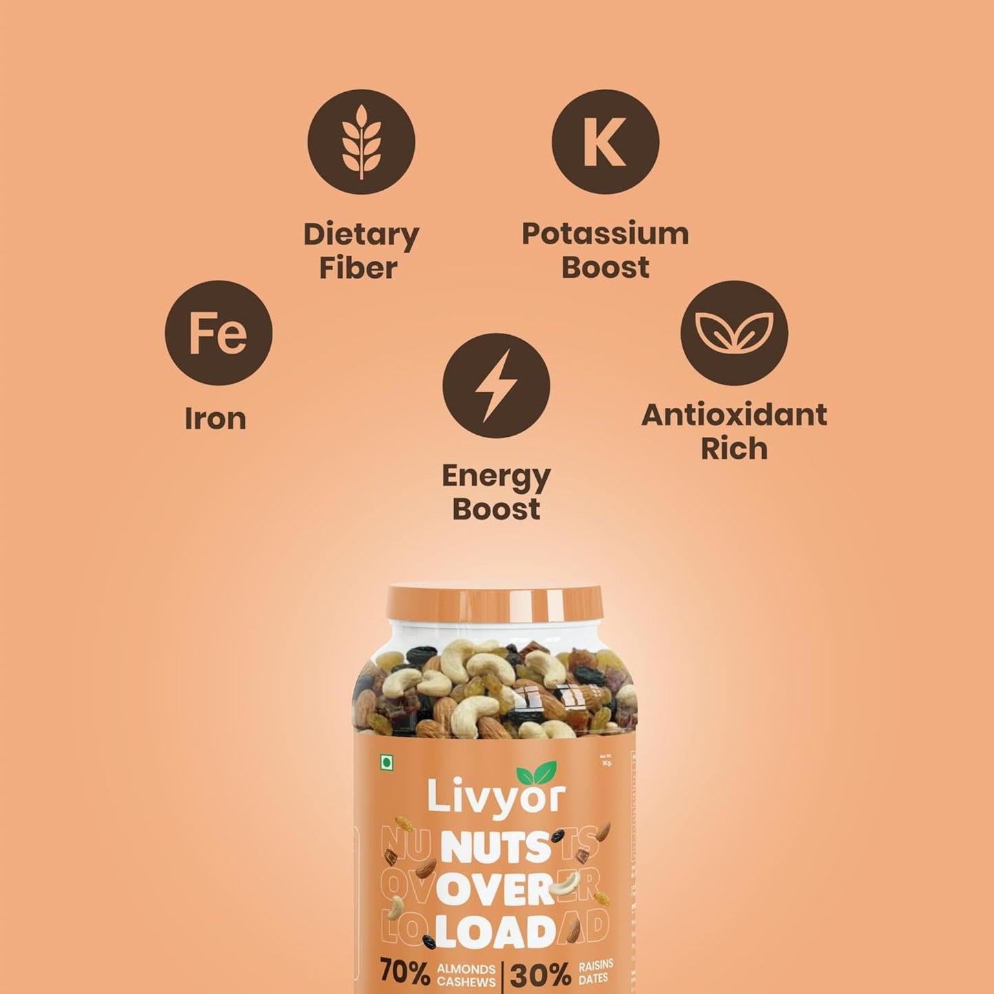 Livyor Nuts Overload - 1 Kg