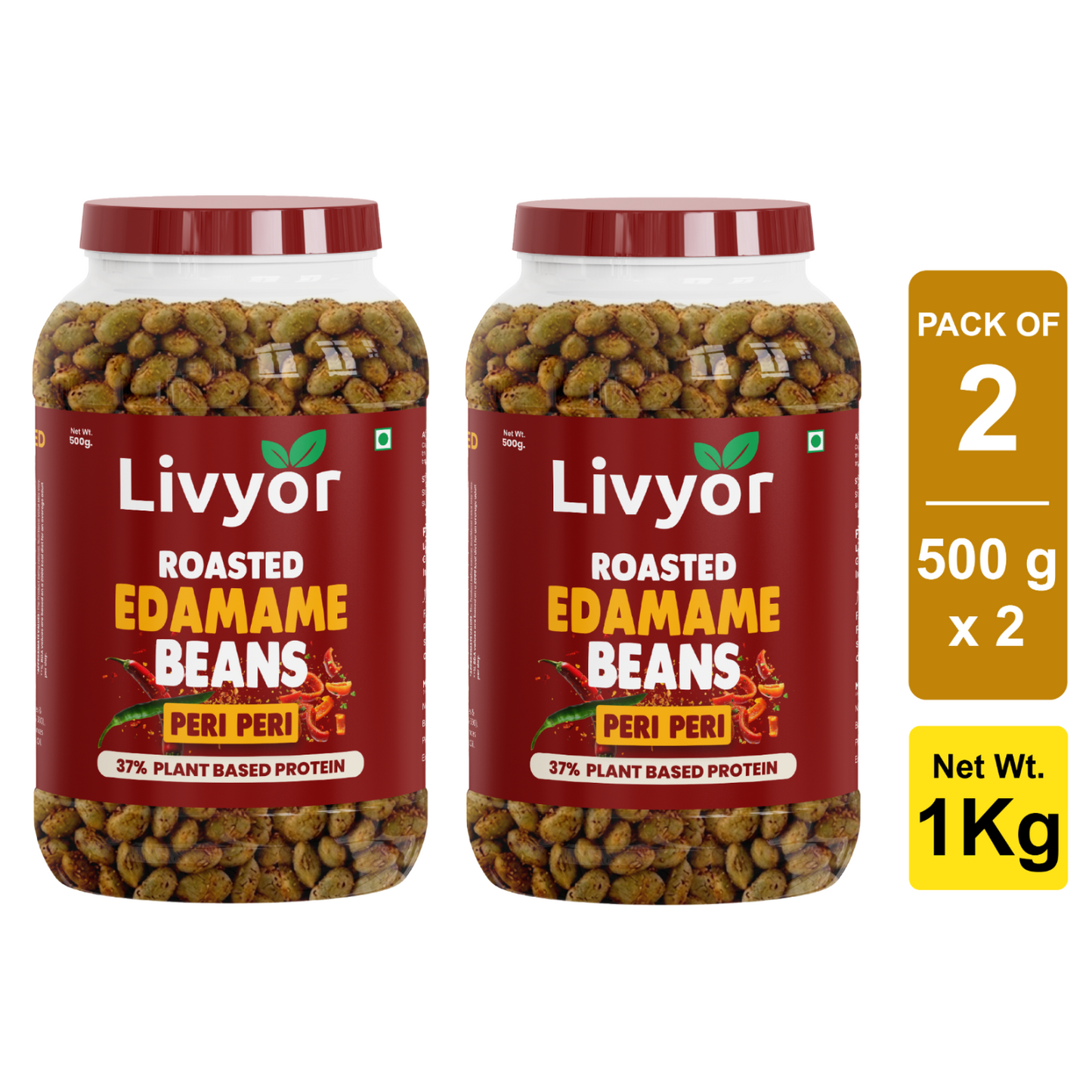 Livyor Crunch Roasted Edamame Beans