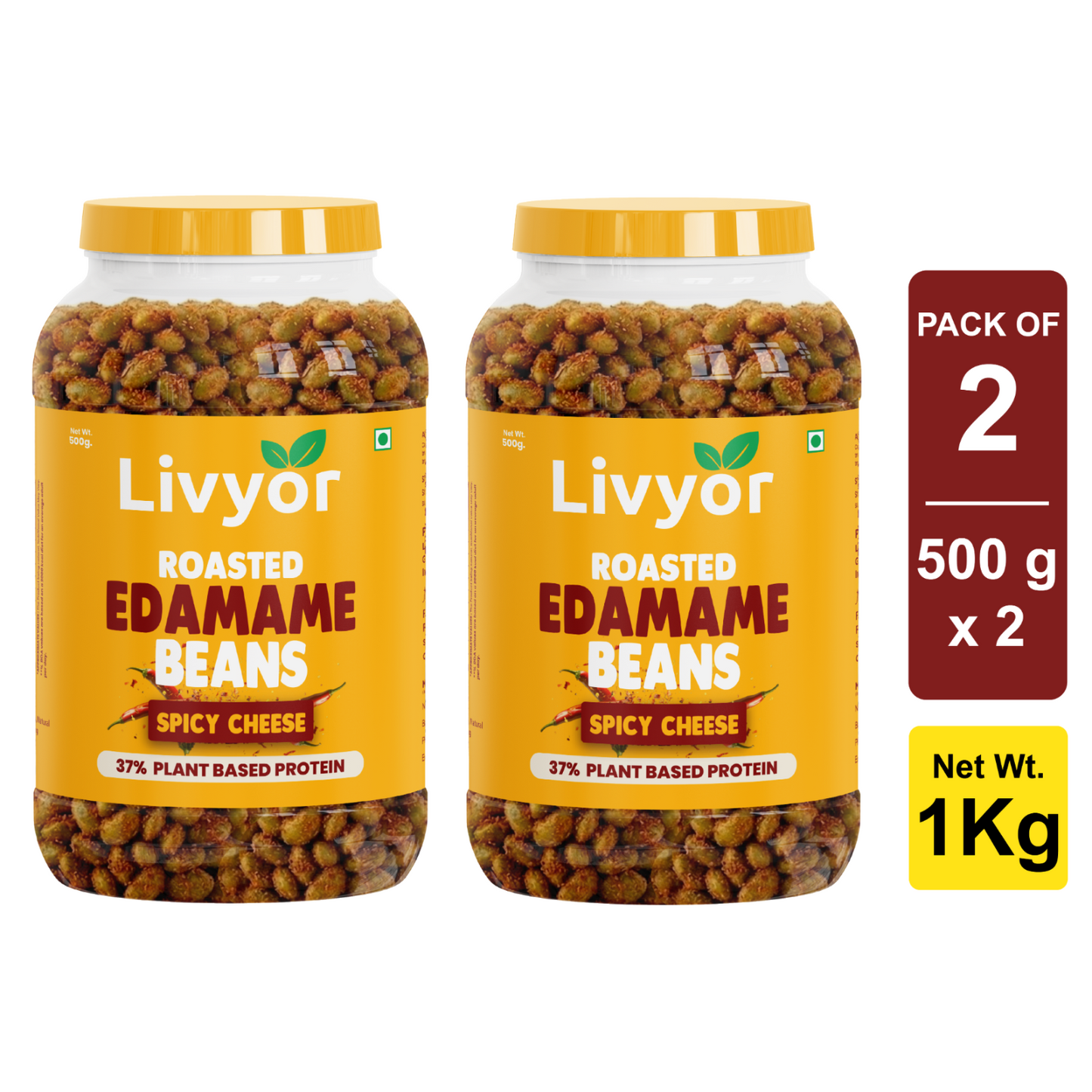 Livyor Crunch Roasted Edamame Beans