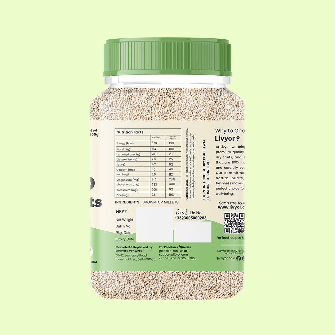 Browntop Millets