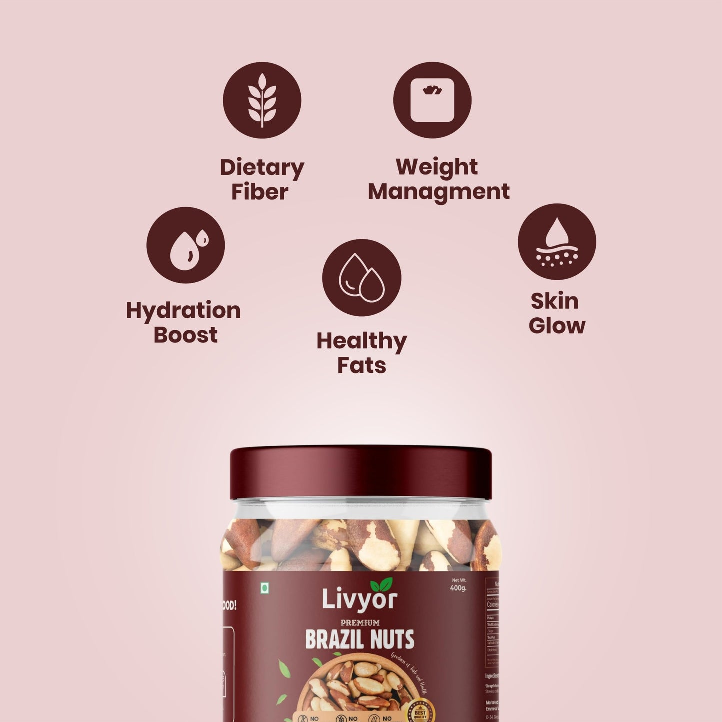 Livyor Premium Brazil Nuts