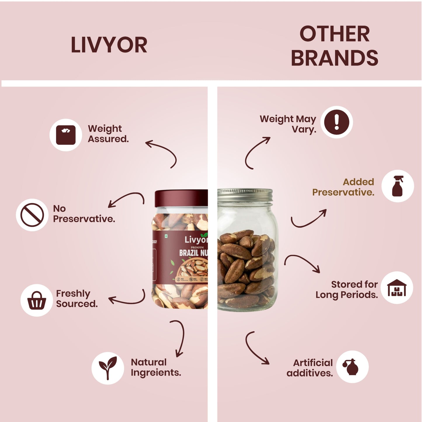 Livyor Premium Brazil Nuts