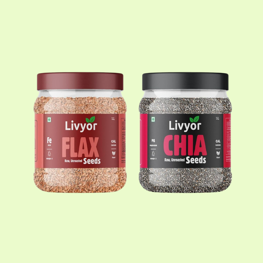 Flax and chia seed combo