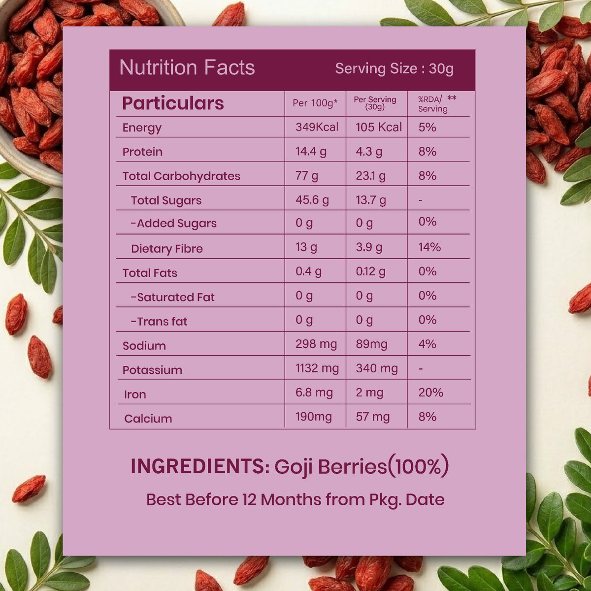 Livyor Goji Berries