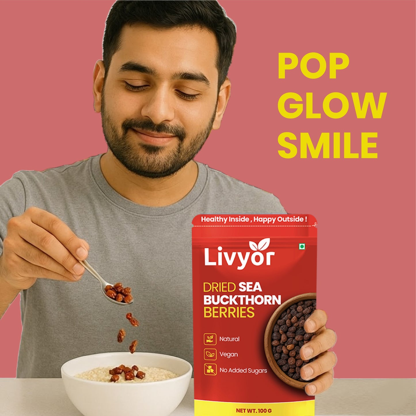 Livyor Dried Sea Buckthorn Berries