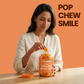 Person enjoying Livyor Turkish dried apricots khubani