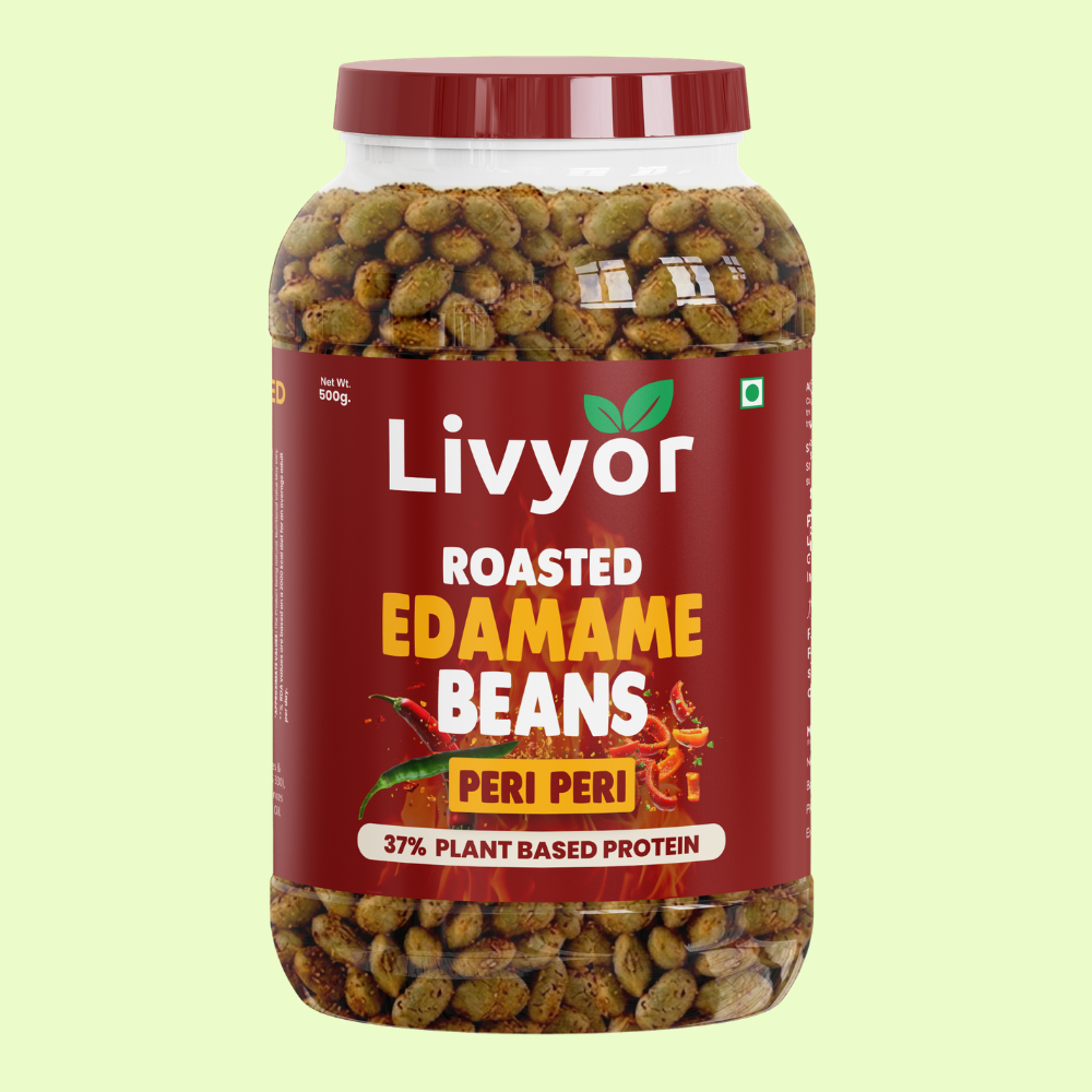 Livyor Crunch Peri Peri Roasted Edamame Beans