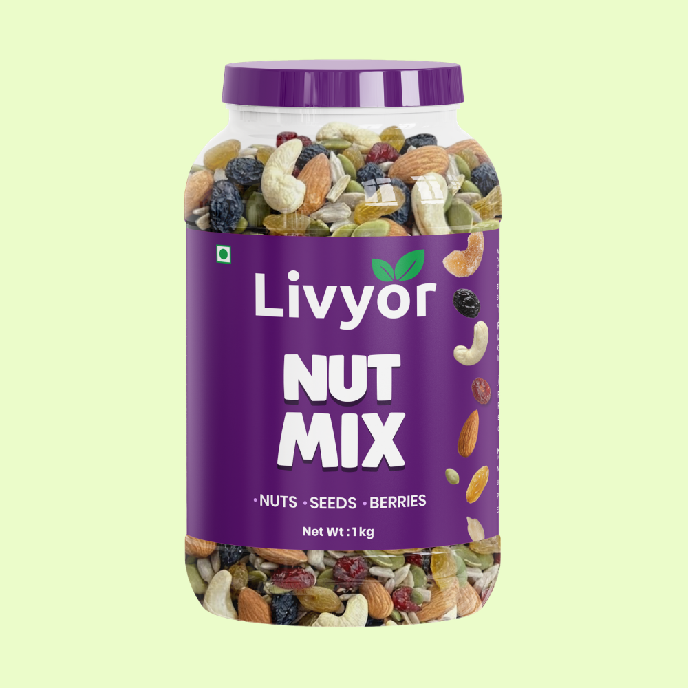 Livyor Premium Nutmix, Nuts, Seeds And Berries Combo Pack