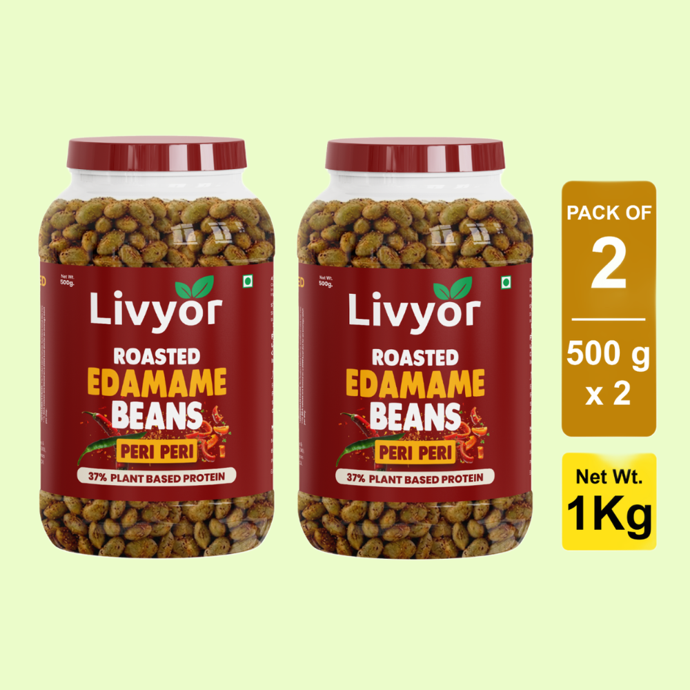 Livyor Crunch Peri Peri Roasted Edamame Beans