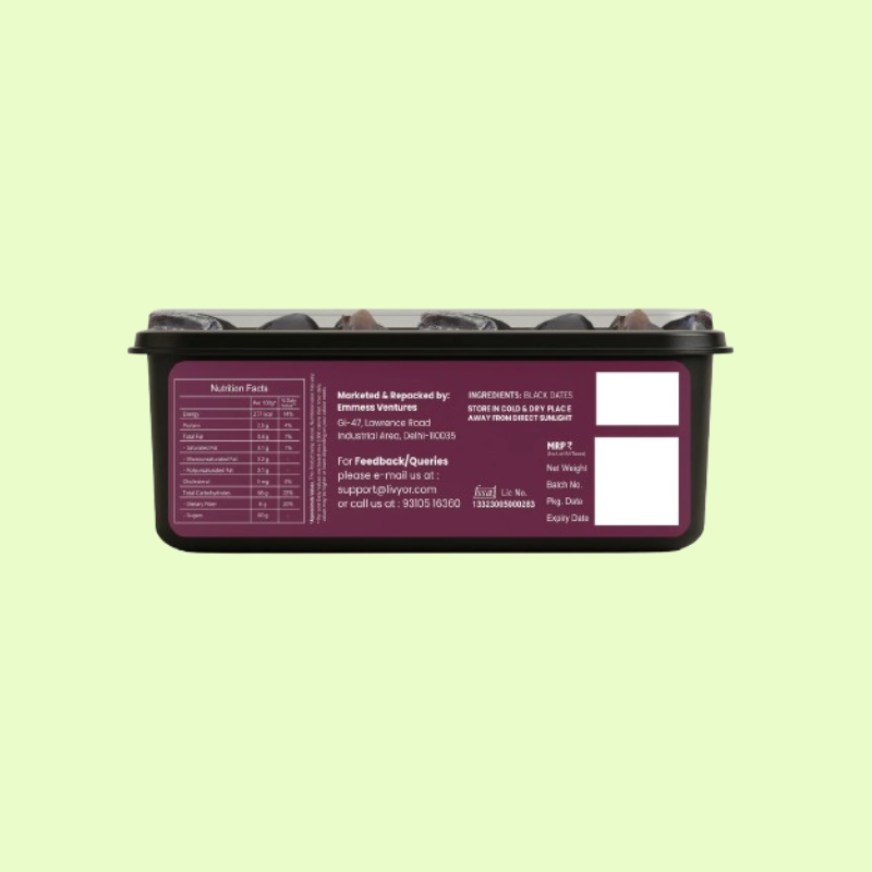 Livyor Premium Black Dates