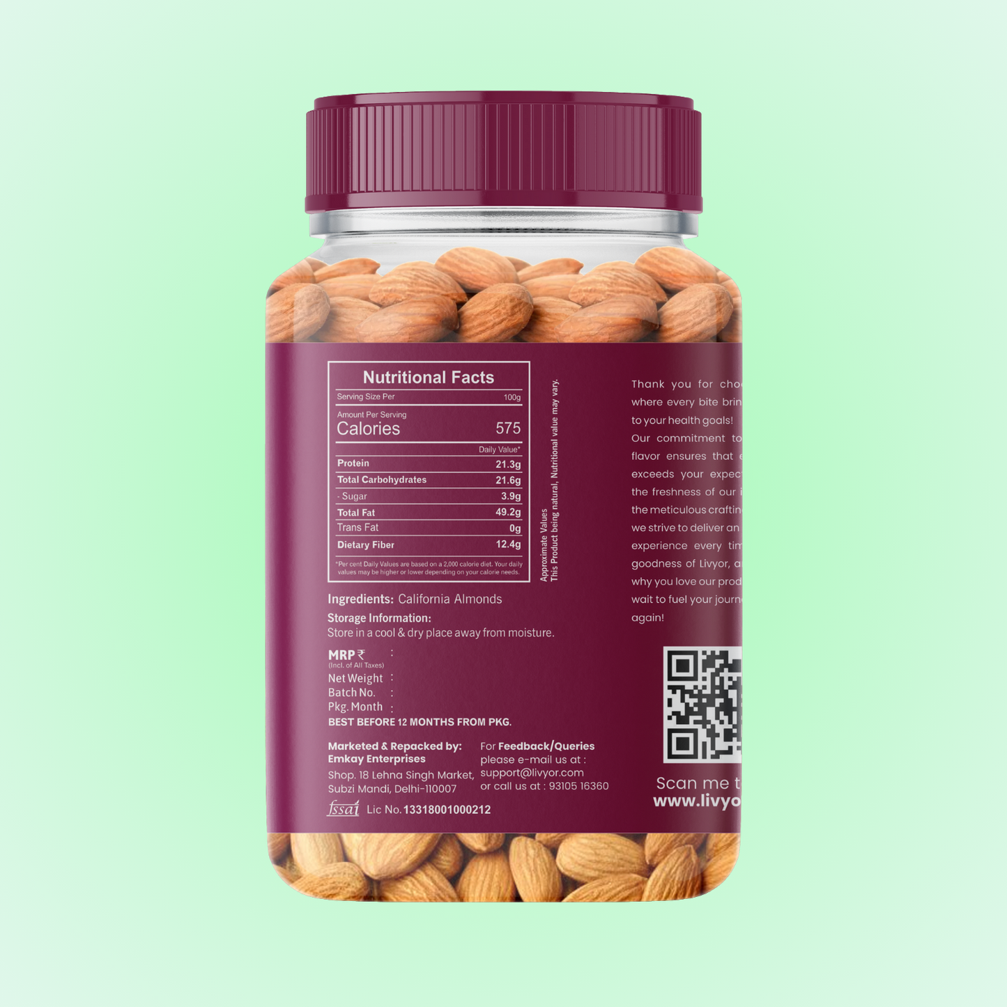 Raw Almonds