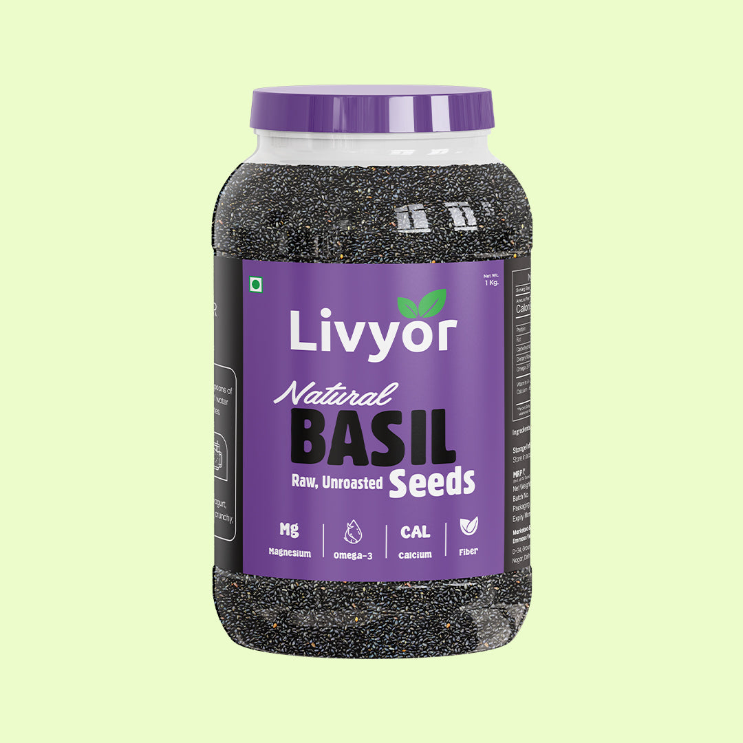 Raw Basil Seeds